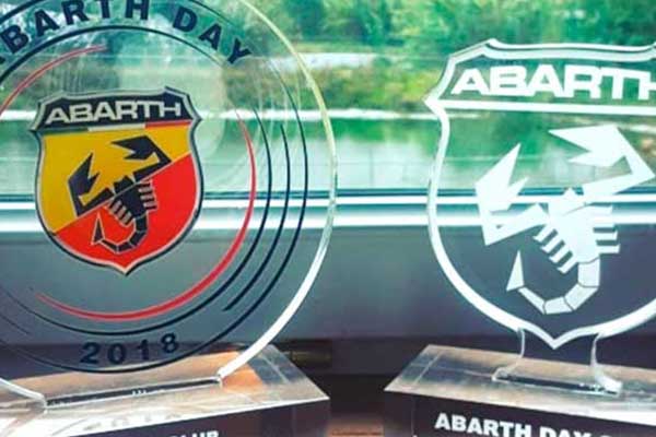 Trofei per l'Abarth Day 2018 a Vallelunga