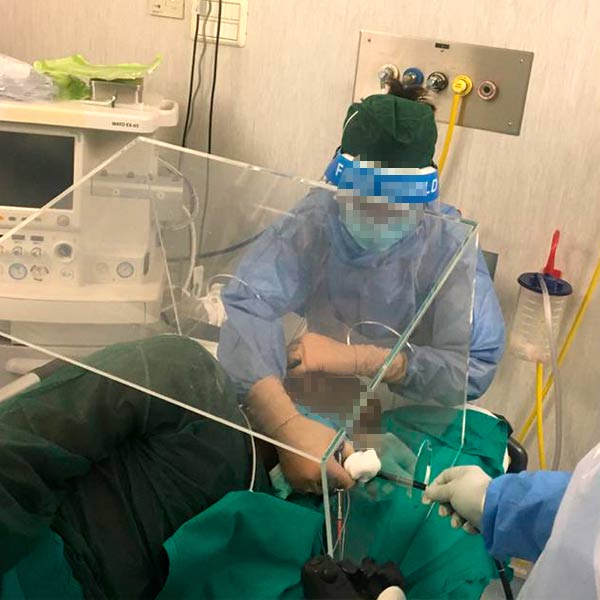 Protezione endoscopica donata all'Ospedale Sandro Pertini di Roma