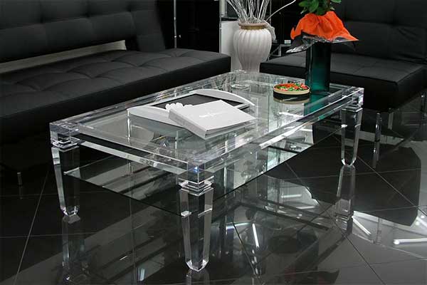 Tavoli Luxury in Plexiglass (PMMA) - Plexismart Roma