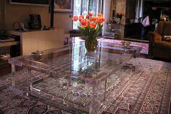 Tavoli Luxury in Plexiglass (PMMA) - Plexismart Roma