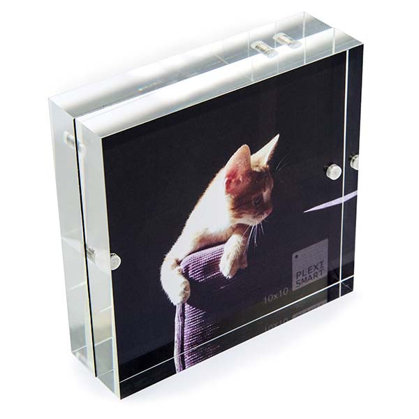 Plexismart Roma - Portafoto in Plexiglass 10 x 10 cm - 01